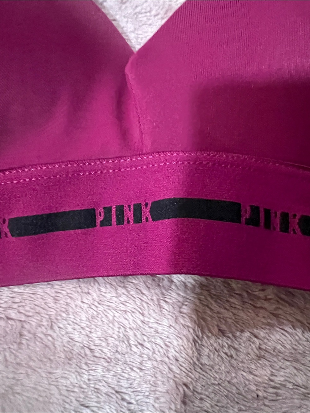 PINK Victoria's Secret Wireless Bra in Magenta - Picture 4 of 8